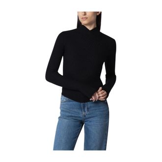 Victoria Beckham Truien & Vesten, Dames, Zwart, S, Wol, Georgia Jumper