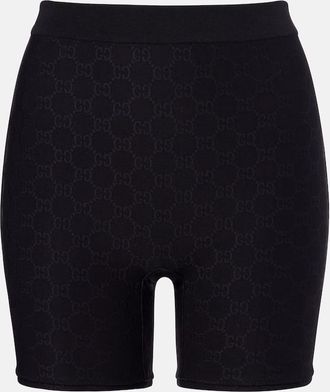Gucci GG jersey jacquard biker shorts