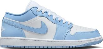 Nike Jordan Womens AJ 1 Low - Basketball Shoes White/Aluminum Size 10.0