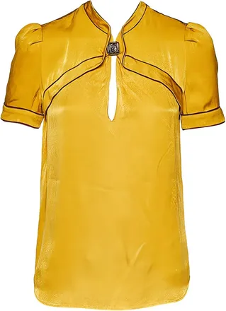 Gucci silk top - Yellow