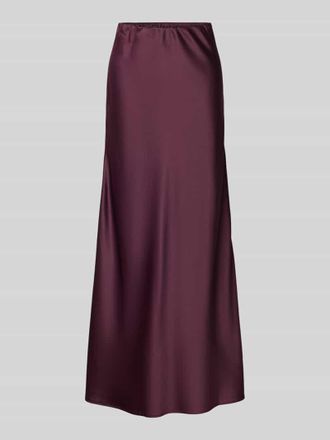 Vero Moda Ausgestellter Midi-Rock mit elastischem Bund Modell MERLE in Bordeaux, Gr&ouml;&szlig;e L