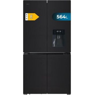 Cecotec Cecotec Frigor&iacute;fico Americano 4 Puertas De Cristal De 560 L Bolero Coolmarket 4d 564 Glass E. 183 Cm De Alto, 91 Cm De Ancho, Dispensador De Agua, Baj