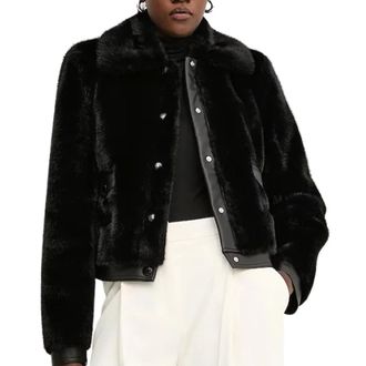 Patrizia Pepe Dames, Jassen, Zwart, Maat: XS Synthetisch