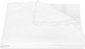 Matouk Classic Chain Scallop Duvet Cover in White at Nordstrom, Size Full