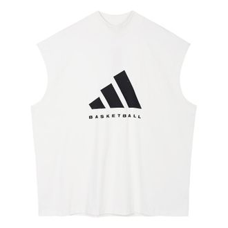 adidas Basketball Vest Asia Sizing White IA3443-GLOBAL