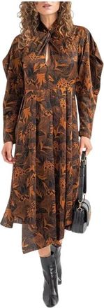 HUGO BOSS Dames, Jurken, Oranje, Maat: 2XS