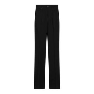 Balenciaga Jeans de Tiro Alto Ajustados - Jeans - Mujer - Negro - W28