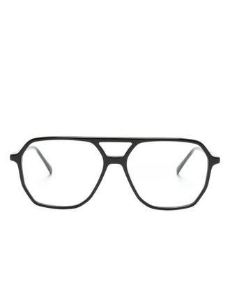 Gigi Studios Vermont pilot-frame glasses - Black