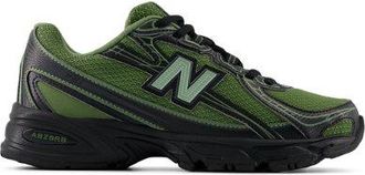 New Balance Bambino 740 Lace in Verde/Grigio, Sintetica, Taglia 35.5