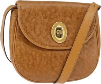 Dior Pre-owned Vintage Schoudertas - Dames - Vintage Schoudertas - Beige - ONE Size - Leer - Vintage
