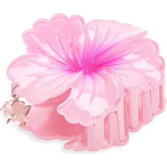 BP. Floral Claw Clip in Pink at Nordstrom