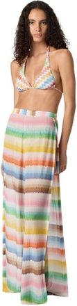 Missoni Beach Cover-up Pants With D&eacute;grad&eacute; Zigzag Pattern And Slits in Multicoloured at Nordstrom, Size 42 It