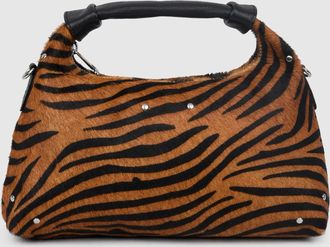 N&uacute;noo Dandy Stripes Deluxe Donkerbruin Tas