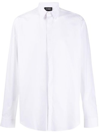Les Hommes Camicia con colletto a punta - Bianco