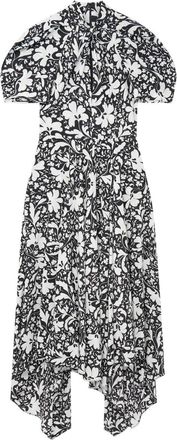 Stella McCartney floral-print silk dress - women - Silk - 36 - Black
