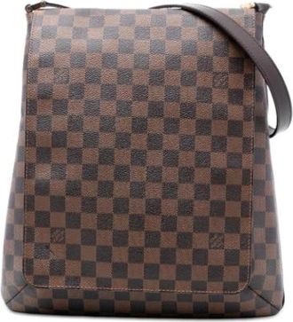 Louis Vuitton Pre-owned Musette Salsa - Dames - Vintage Schoudertas - Bruin - ONE Size - Leer - Vintage