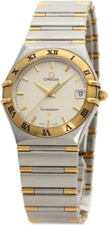 Omega Pre-owned Watches, male, Yellow, Size: ONE SIZE Pre-owned Stainless Steel watches