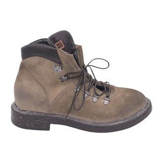 Moma Moma - Veterschoenen - Heren - Schoenen - Beige - Maat: 43 EU Zijde