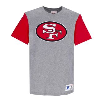 Mitchell & Ness Hombre, Camisetas, Gris, Talla: S