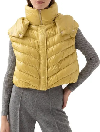 Herno Womens Bicolor Polyamide Sleveless Jacket Clothing