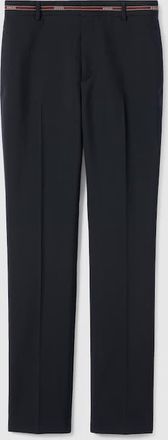 Gucci Wool Pants With Gucci Selvedge Detail, Blue, Ready-to-wear