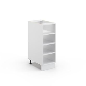 Vicco Armario De Ba&ntilde;o Mediano Fame-line, Blanco, 30 X 81.6 Cm Sin Encimera