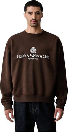 Sporty & Rich Sweatshirts - Heren - Sweatshirts - Bruin - L - Hoodies & sweatvesten