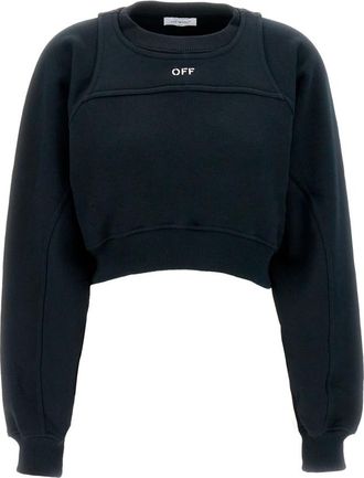 Off-white Mujer, Sudaderas, Azul, Talla: M