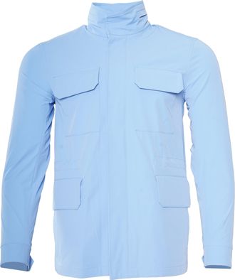 Kiton Kired Yari Solid Nylon Hidden Hood Light-Jacket