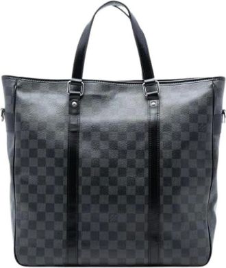 Louis Vuitton Pre-owned Tote Bags, male, Black, Size: ONE SIZE Pre-owned Vintage Tote Bag