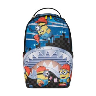 Sprayground Backpacks, male, Multicolor, Size: ONE SIZE Minion And Sign Backpack