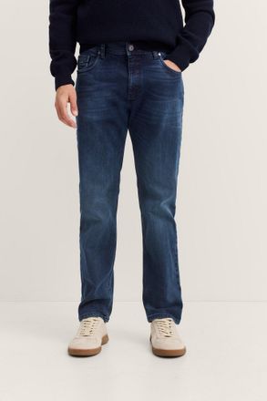 Bugatti 5-Pocket-Jeans BUGATTI Basic Essential, Herren, Gr. 32, L&auml;nge 30, 396, dunkelblau, 97% Baumwolle, 3% Elasthan, Jeans 5-Pocket-Jeans, Authentic Denim