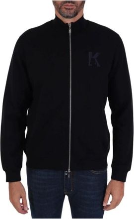 Karl Lagerfeld Heren, Sweatshirts & Hoodies, Blauw, Maat: XL Katoen