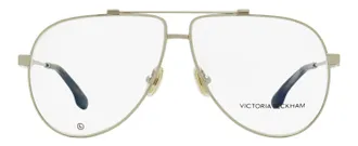 Victoria Beckham VB2137 Pilot Metal Eyeglasses - Silver