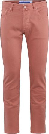 Jacob Cohen Slim Fit Broeken - Heren - Slim Fit Broeken - Roze - W37 - Katoen - Broeken