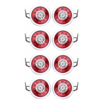OEM Luces Traseras Redondas De 19 Led Para Freno, Intermitente Y Luz De Posici&oacute;n Para Remolque, Cami&oacute;n O Furgoneta