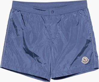 Moncler Mens NYLON SWIMSHORTS - Blue - Size: 35/34/32
