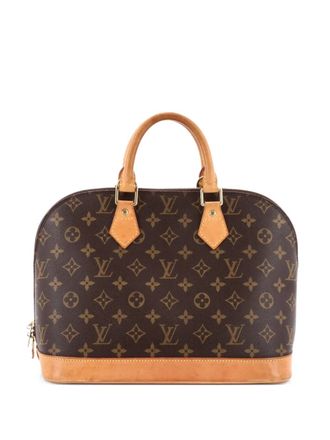 Louis Vuitton Vintage Alma Handbag Monogram Canvas PM satchel - Bruin