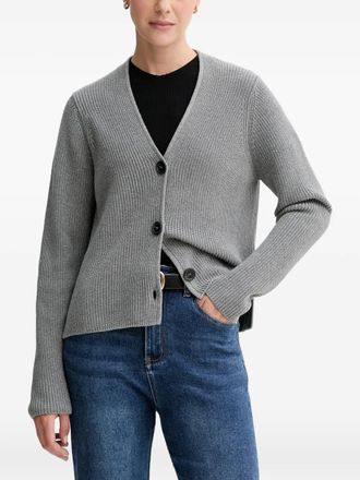 Marc O'Polo button-fastening cardigan - Grijs