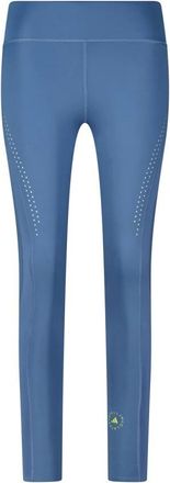 adidas by Stella McCartney Logo-Print Leggings - Dames - Trainingsleggings - Blauw - XL - Fitness
