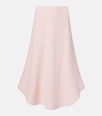 Stella McCartney Silk midi skirt