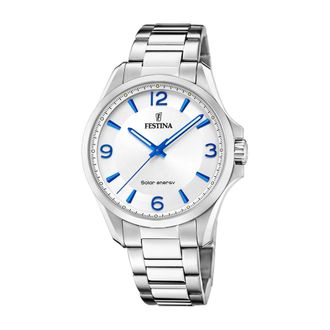 Festina Elegante Stalen Dameshorloge - Dames - Horloges - Grijs - ONE Size - Accessoires