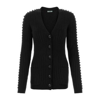 Durazzi Milano Truien & Vesten, Dames, Zwart, S, Wol, Wollen Vest