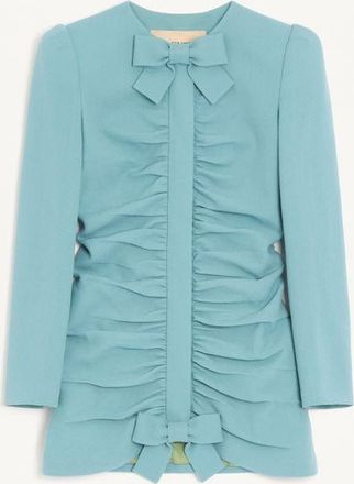 Valentino Giacca In Crispy Light Wool Donna AZZURRO 36