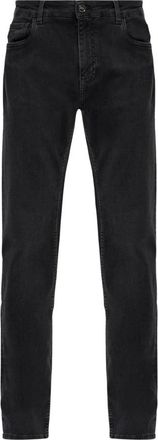 Etro Jeans met geborduurd logo - Heren - Slim Fit Jeans - Zwart - W33 - Denim - Jeans
