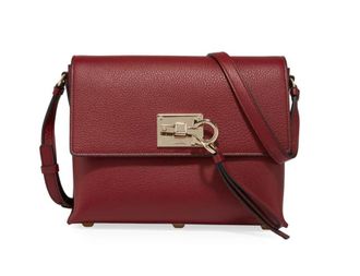 Ferragamo SALVATORE FERRAGAMO Studio Womens 720766 Red Shoulder Bag
