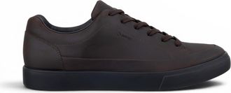 Ecco Ecco Mens Brown Leather Waterproof Trainer Sneaker Shoes - Soft 10