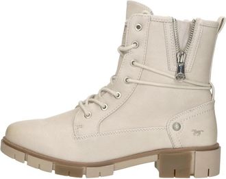 Mustang Lace-up Boots - Dames - Veterlaarzen - Beige - 38 EU - Schoenen