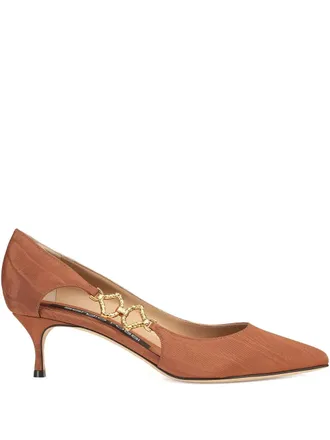 Sergio Rossi leather pumps - Brown