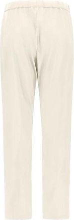 Herno Casual Broeken - Dames - Straight fit broeken - Wit - M - Polyester - Broeken